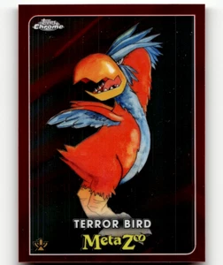 Base - MetaZoo Terror Bird Topps Chrome Series 0 #65 Bronze - Picture 1 of 2