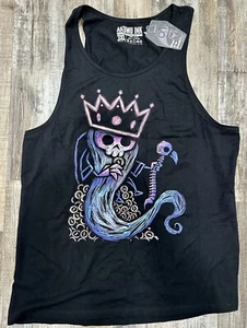 New Akumu Ink Men's Heavy is the Crown Tank Top 3XL Tattoo Style King Money Coin - Picture 1 of 3