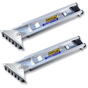 LeveLok LL-STB-1AL Leiter Nivellierer Permanent Mount Style Aluminium - 2 Nivellierer - Bild 1 von 2