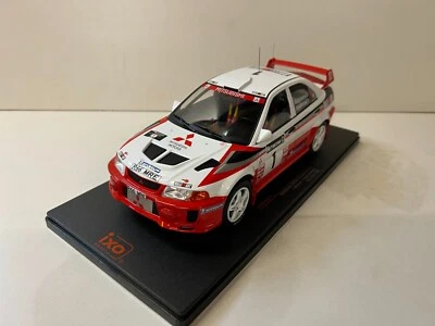 Mitsubishi Lancer RS Evo V, #1  T. Mäkinen, Rallye RAC 1998, IXO 1:18  1/18 - Bild 1 von 4