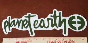 DE COLECCIÓN AÑOS 90 ENORME PLANETA TIERRA CHRIS MILLER K2 NUEVO DE LOTE ANTIGUO SNOWBOARD SKATEBOARD CUBIERTA PEGATINA - Imagen 1 de 1