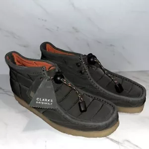 NEW Clarks Wallabee QUILTED khaki Lowtop sz 8 womens (f23) - Picture 1 of 6