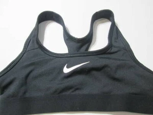 Nike Youth Girls Sport Top Size S Black Wireless Unlined Pullover Racerback Gym - Picture 1 of 6