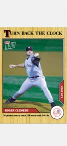 2020 TOPPS NOW TURN BACK THE CLOCK CARD NEW YORK YANKEES ROGER CLEMENS #60 - Picture 1 of 2
