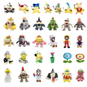 Super Mario Bros Fury Bowser Koopa Lemmy Cappy Toadette King K Rool Plush Toy - Picture 1 of 34