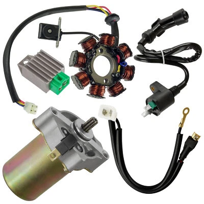 Stator Regulator Starter for Polaris Outlaw 90 2007 2008 - 2016 w/ Ignition Coil - Image 1 of 4