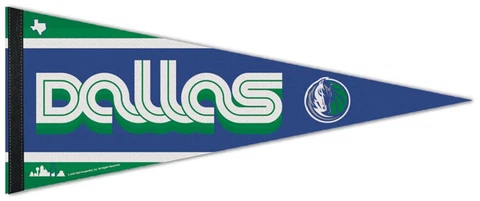 Dallas Mavericks CITY EDITION 2022-23 NBA Premium Felt PENNANT Cover