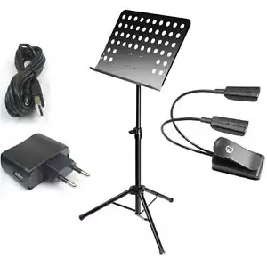 ADAM HALL grade stand SMS 2 + 2 arm console lamp SMS2PRO + power supply, grade tripod - Picture 1 of 12