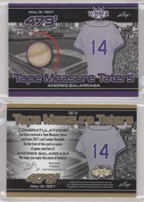2021 Leaf Lumber Tape Measure Taters Relics Purple /10 Andres Galarraga #TMT-01