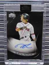 2022 Topps Chrome Black Dustin Pedroia Autographs Auto #CBA-DP Boston Red Sox