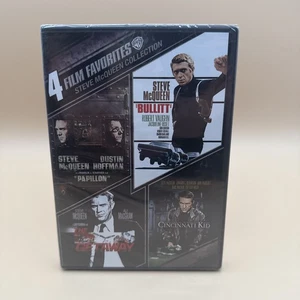 4 Film Favorites: Steve Mcqueen Collection (DVD) Sealed - Picture 1 of 6