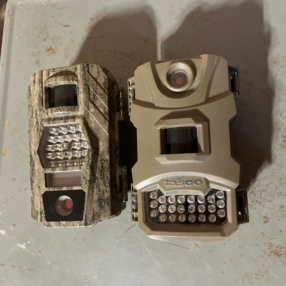 Tasco 119272CW 10MP Trail Camera 12MP Tasco Low Glow 119274CW  Two trail Cameras - Image 1 of 4