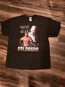 Bill Goldberg Your'e Next Pose WWE Official Mens Black T-Shirt - Picture 1 of 4