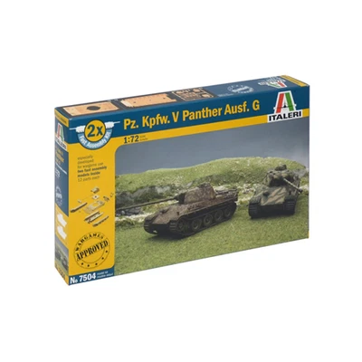 PZ.KPFW.V PANTHER AUSF.G.KIT 1:72 Italeri Kit Mezzi Militari Modellino Nuovo - Immagine 1 di 2