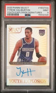 2020 Select Tyrese Haliburton Youth Explosion Silver Auto PSA 9 RC - Picture 1 of 2