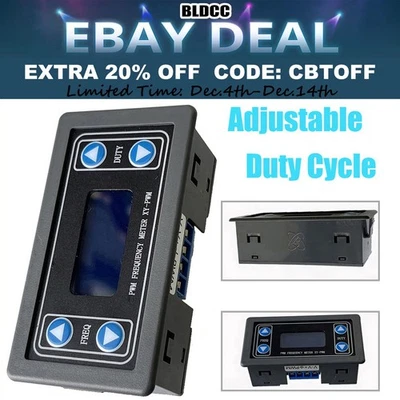 Signal Generator PWM Pulse Frequency LCD Panel Meter Display 3.3V-30V 1Hz~150KHz - image 1 of 4