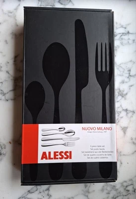 3xALESI BESTECK SET â 4 Teile Nuovo Milano Küche Tisch Messer Gabel Löffel - Bild 1 von 2