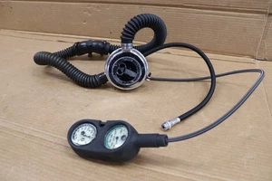 Vintage Royal AquaMaster Double Hose Regulator 1966-69 Perfect Dacor Heavy Yoke - Picture 1 of 10