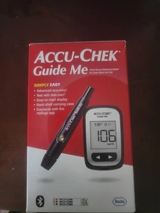 Accu-chek Guide Me Blutzucker Diabetes Messgerät mit Stechhilfe und Lanzetten - Bild 1 von 6