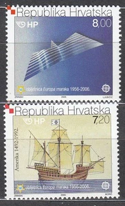 Croacia Correo 2005 Yvert 689/90 ** Mnh Barcos - Imagen 1 de 1