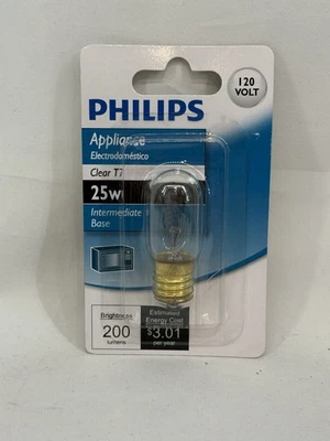 Philips 3W T7 Appliance Light Bulb Intermediate Base BC30T7N - Image 1 of 2