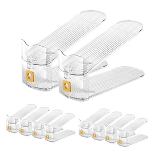 Clear Shoe Slots Organizers Shoes Stacker Organizer for Closet Shoe Stackers ... - Picture 1 of 6