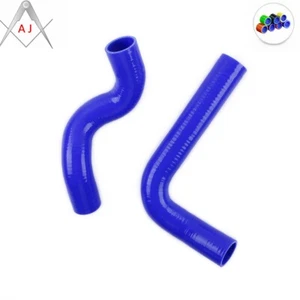 Blue For 1984-1985 Mazda RX-7 RX7 GSL-SE FB 1.3L Silicone Radiator Coolant Hose - Foto 1 di 7