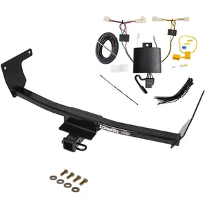 Trailer Tow Hitch For 19-23 Toyota RAV4 All Styles Receiver & Wiring Harness Kit - Picture 1 of 5