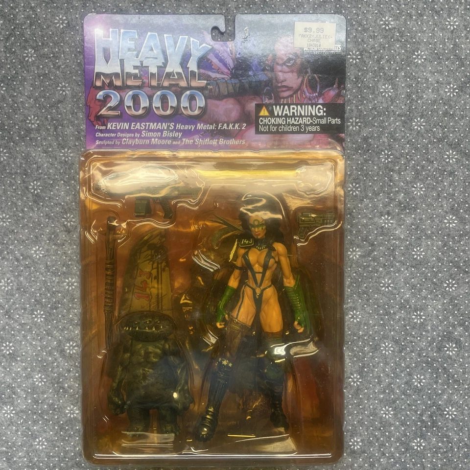 Figura de acción Heavy Metal 2000 Julie Strain F.A.K.K.2 CM006 Clayborn Moore LG Foto 1 de 4