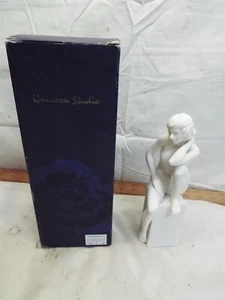 Unicorn Studios Fine Porcelain Nude Woman Figurine Graceful Pin Up Girl Matte - Picture 1 of 5