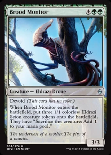 x4 Brood Monitor MTG Battle For Zendikar U M/NM, English - Image 1 of 1