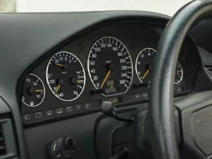 For Mercedes W140 1991-1999 Polished Aluminium chrome dash cluster Rings x5 - Picture 1 of 21