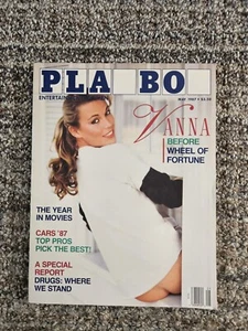 Playboy Magazine- May 1987 - Featuring Vanna White - Nice - Picture 1 of 2