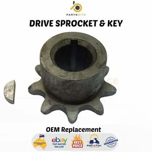 Genuine Drive Sprocket & Key for Cox Ride on Mowers SKIT65 4398h CR431 CR434 - Picture 1 of 1