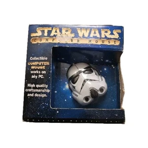 Star Wars Stormtrooper Vintage Computer Mouse New Wired Plug And Play NIB - Picture 1 of 9