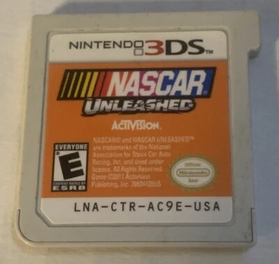 NASCAR Unleashed (Nintendo 3DS, 2011) No Case- Game Only - Image 1 of 4