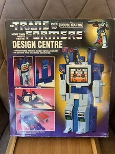 Vintage Hasbro G1 Transformers Soundwave Design Centre Boxed 1985 House Martin - Picture 1 of 8