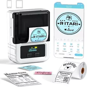 Phomemo M120 Label Maker Maschine Bluetooth Barcode Drucker Thermoetikettierer - Bild 1 von 9