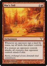 War's Toll Dissension NM Red Rare MAGIC THE GATHERING MTG CARD ABUGames