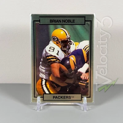 1990 Action Packed NFL Card #88 - Brian Noble | Packers LB | Embossed 3D - Image 1 of 4