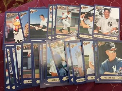 Set of 33 Staten Island Yankees Team Baseball Cards, 1999, NF - Image 1 of 2