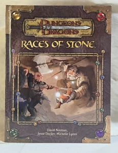 Races of Stone: Dungeons and Dragons Supplement (2004 1st Printing Hardcover) - Picture 1 of 13