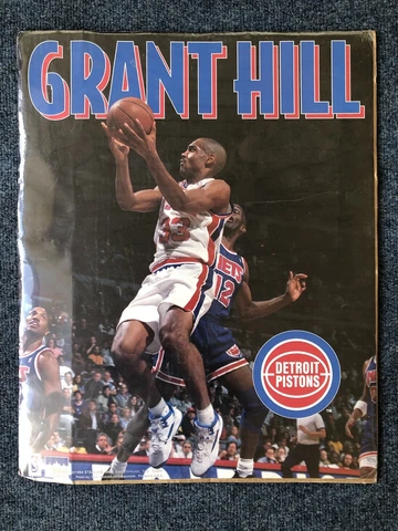 1994 Vintage GRANT HILL Detroit Pistons POSTER Sealed Shrink Wrap Slabbed 16x20” Cover