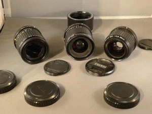 SMC PENTAX-A Lenses 150 F3.5, 55 F2.8 and 45 F2.8 mm - Picture 1 of 15
