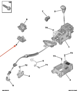 PEUGEOT 2008 Electric Gear Control LHD 98440959ZD New Genuine - Picture 1 of 2