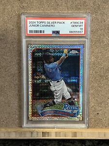 2024 Topps Junior Caminero Rookie 1989 Silver Pack PSA 10 #T89C34