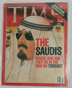 Time Magazine Sept 15 2003 The Saudis 9/11 AL Queada War On Terror - Picture 1 of 2
