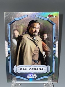 Star Wars Topps Finest 2022 Base Silver Refractor Bail Organa 9