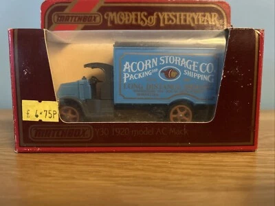 Models Of Yesteryear Y30-1 1920 Mack AC Truck - Issue 8 Grey Mudguard & Tilt Lug - Image 1 of 4