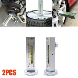 2x Adjustable Magnetic Gauge Tool Camber Castor Strut Wheel Alignment Truck Car - Bild 1 von 21